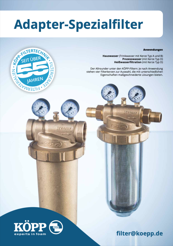 Übersicht Filtertypen