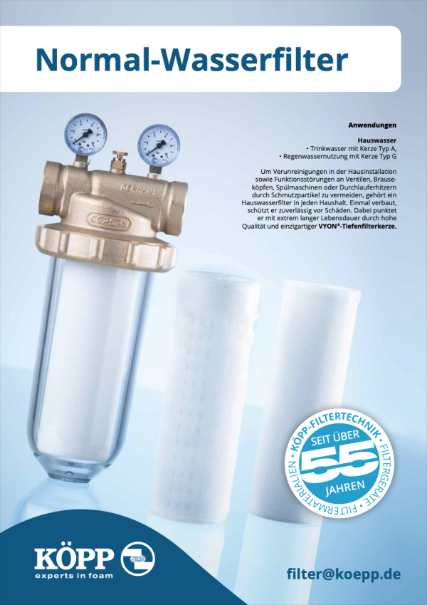 Übersicht Filtertypen