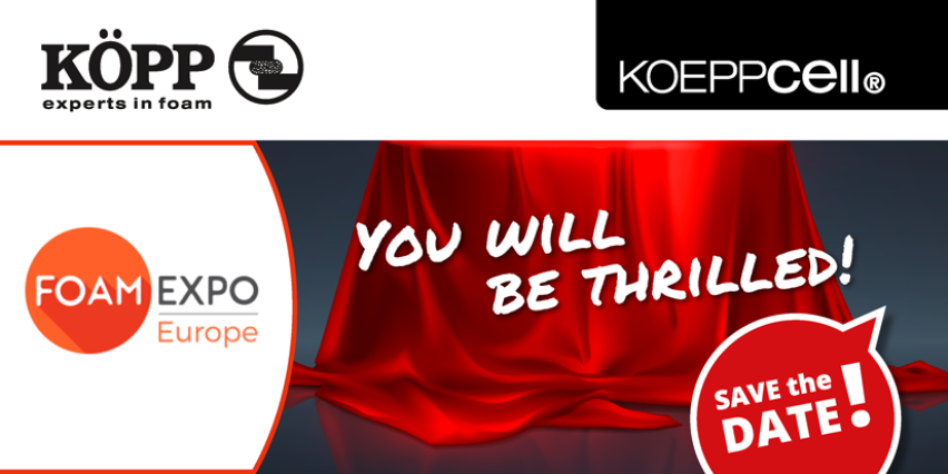KÖPP at FoamExpo Europe 2023, Booth 412